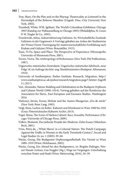 Image of the Page - 262 - in Auf die Tour! - Jüdinnen und Juden in Singspielhalle, Kabarett und Varieté