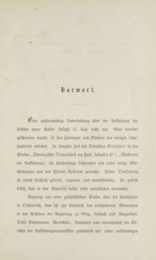 Bild der Seite - (000007) - in Die Aufhebung der Klöster in Innerösterreich - 1782-1790