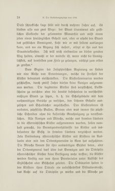 Bild der Seite - 18 - in Die Aufhebung der Klöster in Innerösterreich - 1782-1790