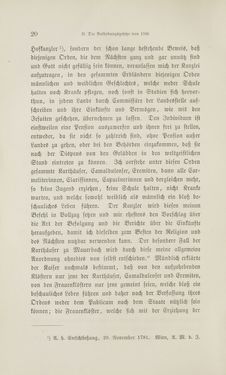 Bild der Seite - 20 - in Die Aufhebung der Klöster in Innerösterreich - 1782-1790