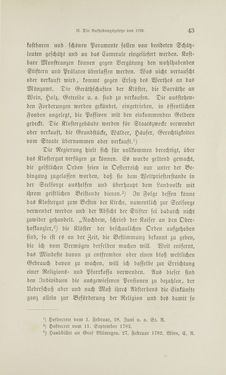 Bild der Seite - 43 - in Die Aufhebung der Klöster in Innerösterreich - 1782-1790