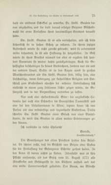 Bild der Seite - 75 - in Die Aufhebung der Klöster in Innerösterreich - 1782-1790