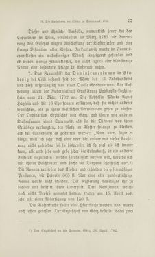 Bild der Seite - 77 - in Die Aufhebung der Klöster in Innerösterreich - 1782-1790