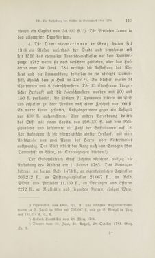 Bild der Seite - 115 - in Die Aufhebung der Klöster in Innerösterreich - 1782-1790