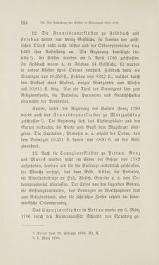 Bild der Seite - 124 - in Die Aufhebung der Klöster in Innerösterreich - 1782-1790