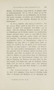 Bild der Seite - 125 - in Die Aufhebung der Klöster in Innerösterreich - 1782-1790