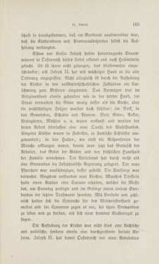 Bild der Seite - 165 - in Die Aufhebung der Klöster in Innerösterreich - 1782-1790