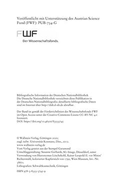 Bild der Seite - (000004) - in Aufklärung habsburgisch - Staatsbildung, Wissenskultur und Geschichtspolitik in Zentraleuropa 1750–1850