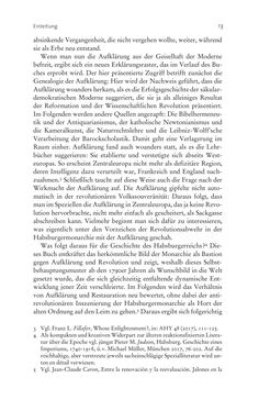 Image of the Page - 13 - in Aufklärung habsburgisch - Staatsbildung, Wissenskultur und Geschichtspolitik in Zentraleuropa 1750–1850