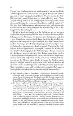 Bild der Seite - 16 - in Aufklärung habsburgisch - Staatsbildung, Wissenskultur und Geschichtspolitik in Zentraleuropa 1750–1850