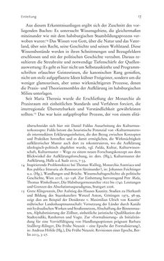 Bild der Seite - 17 - in Aufklärung habsburgisch - Staatsbildung, Wissenskultur und Geschichtspolitik in Zentraleuropa 1750–1850