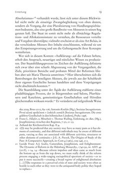 Bild der Seite - 19 - in Aufklärung habsburgisch - Staatsbildung, Wissenskultur und Geschichtspolitik in Zentraleuropa 1750–1850