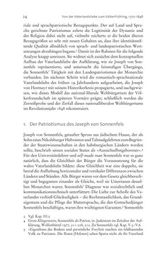 Bild der Seite - 24 - in Aufklärung habsburgisch - Staatsbildung, Wissenskultur und Geschichtspolitik in Zentraleuropa 1750–1850
