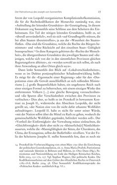 Image of the Page - 27 - in Aufklärung habsburgisch - Staatsbildung, Wissenskultur und Geschichtspolitik in Zentraleuropa 1750–1850