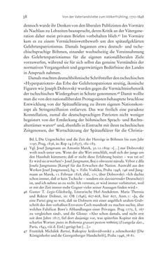 Image of the Page - 38 - in Aufklärung habsburgisch - Staatsbildung, Wissenskultur und Geschichtspolitik in Zentraleuropa 1750–1850