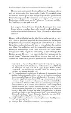 Image of the Page - 45 - in Aufklärung habsburgisch - Staatsbildung, Wissenskultur und Geschichtspolitik in Zentraleuropa 1750–1850