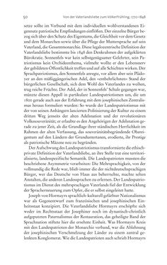 Image of the Page - 50 - in Aufklärung habsburgisch - Staatsbildung, Wissenskultur und Geschichtspolitik in Zentraleuropa 1750–1850