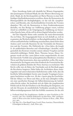 Bild der Seite - 70 - in Aufklärung habsburgisch - Staatsbildung, Wissenskultur und Geschichtspolitik in Zentraleuropa 1750–1850