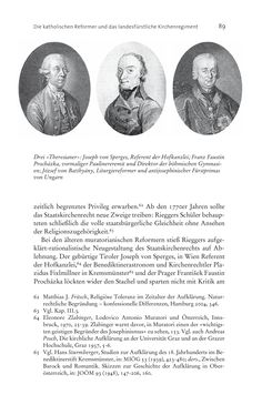 Image of the Page - 89 - in Aufklärung habsburgisch - Staatsbildung, Wissenskultur und Geschichtspolitik in Zentraleuropa 1750–1850