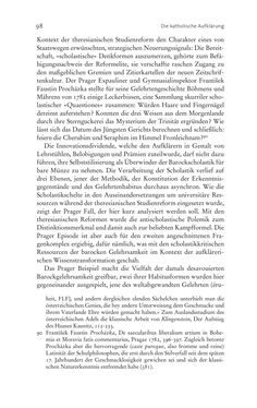 Bild der Seite - 98 - in Aufklärung habsburgisch - Staatsbildung, Wissenskultur und Geschichtspolitik in Zentraleuropa 1750–1850