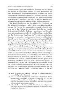 Bild der Seite - 105 - in Aufklärung habsburgisch - Staatsbildung, Wissenskultur und Geschichtspolitik in Zentraleuropa 1750–1850