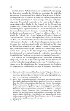 Bild der Seite - 118 - in Aufklärung habsburgisch - Staatsbildung, Wissenskultur und Geschichtspolitik in Zentraleuropa 1750–1850