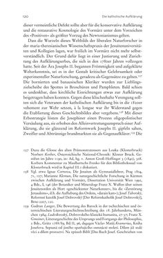 Image of the Page - 120 - in Aufklärung habsburgisch - Staatsbildung, Wissenskultur und Geschichtspolitik in Zentraleuropa 1750–1850