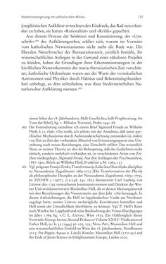 Bild der Seite - 121 - in Aufklärung habsburgisch - Staatsbildung, Wissenskultur und Geschichtspolitik in Zentraleuropa 1750–1850