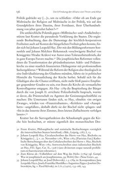 Bild der Seite - 136 - in Aufklärung habsburgisch - Staatsbildung, Wissenskultur und Geschichtspolitik in Zentraleuropa 1750–1850