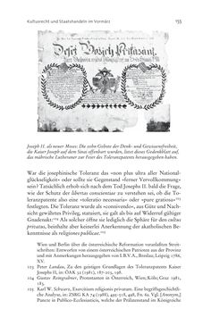 Bild der Seite - 155 - in Aufklärung habsburgisch - Staatsbildung, Wissenskultur und Geschichtspolitik in Zentraleuropa 1750–1850