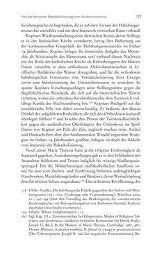 Bild der Seite - 177 - in Aufklärung habsburgisch - Staatsbildung, Wissenskultur und Geschichtspolitik in Zentraleuropa 1750–1850