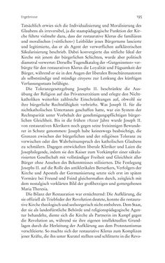 Image of the Page - 195 - in Aufklärung habsburgisch - Staatsbildung, Wissenskultur und Geschichtspolitik in Zentraleuropa 1750–1850