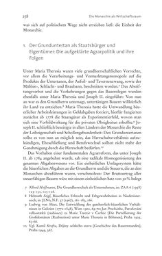 Bild der Seite - 258 - in Aufklärung habsburgisch - Staatsbildung, Wissenskultur und Geschichtspolitik in Zentraleuropa 1750–1850