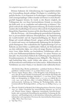 Bild der Seite - 265 - in Aufklärung habsburgisch - Staatsbildung, Wissenskultur und Geschichtspolitik in Zentraleuropa 1750–1850