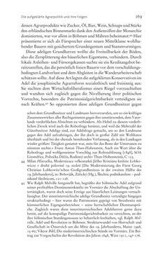 Bild der Seite - 269 - in Aufklärung habsburgisch - Staatsbildung, Wissenskultur und Geschichtspolitik in Zentraleuropa 1750–1850