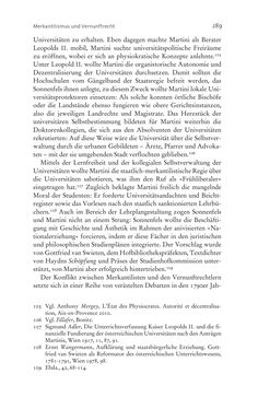 Image of the Page - 289 - in Aufklärung habsburgisch - Staatsbildung, Wissenskultur und Geschichtspolitik in Zentraleuropa 1750–1850