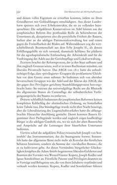 Image of the Page - 332 - in Aufklärung habsburgisch - Staatsbildung, Wissenskultur und Geschichtspolitik in Zentraleuropa 1750–1850