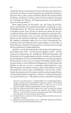 Bild der Seite - 376 - in Aufklärung habsburgisch - Staatsbildung, Wissenskultur und Geschichtspolitik in Zentraleuropa 1750–1850