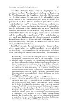 Image of the Page - 389 - in Aufklärung habsburgisch - Staatsbildung, Wissenskultur und Geschichtspolitik in Zentraleuropa 1750–1850