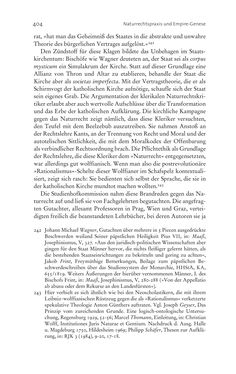 Image of the Page - 404 - in Aufklärung habsburgisch - Staatsbildung, Wissenskultur und Geschichtspolitik in Zentraleuropa 1750–1850
