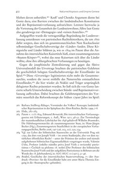 Bild der Seite - 412 - in Aufklärung habsburgisch - Staatsbildung, Wissenskultur und Geschichtspolitik in Zentraleuropa 1750–1850