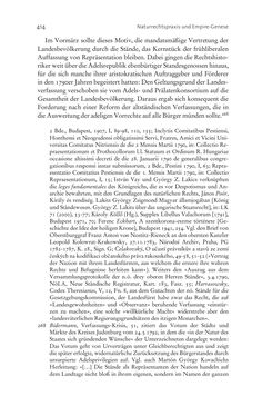Bild der Seite - 414 - in Aufklärung habsburgisch - Staatsbildung, Wissenskultur und Geschichtspolitik in Zentraleuropa 1750–1850