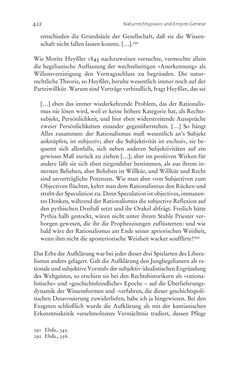 Bild der Seite - 422 - in Aufklärung habsburgisch - Staatsbildung, Wissenskultur und Geschichtspolitik in Zentraleuropa 1750–1850
