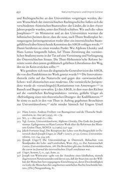 Bild der Seite - 432 - in Aufklärung habsburgisch - Staatsbildung, Wissenskultur und Geschichtspolitik in Zentraleuropa 1750–1850