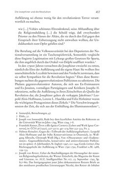 Bild der Seite - 457 - in Aufklärung habsburgisch - Staatsbildung, Wissenskultur und Geschichtspolitik in Zentraleuropa 1750–1850