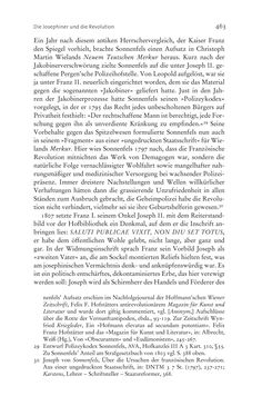 Bild der Seite - 463 - in Aufklärung habsburgisch - Staatsbildung, Wissenskultur und Geschichtspolitik in Zentraleuropa 1750–1850