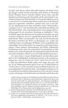 Image of the Page - 463 - in Aufklärung habsburgisch - Staatsbildung, Wissenskultur und Geschichtspolitik in Zentraleuropa 1750–1850