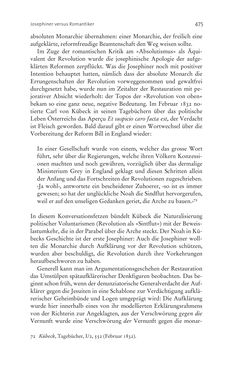 Image of the Page - 475 - in Aufklärung habsburgisch - Staatsbildung, Wissenskultur und Geschichtspolitik in Zentraleuropa 1750–1850
