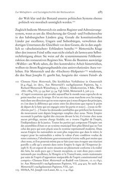 Image of the Page - 485 - in Aufklärung habsburgisch - Staatsbildung, Wissenskultur und Geschichtspolitik in Zentraleuropa 1750–1850