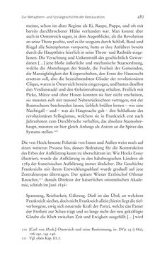 Bild der Seite - 487 - in Aufklärung habsburgisch - Staatsbildung, Wissenskultur und Geschichtspolitik in Zentraleuropa 1750–1850